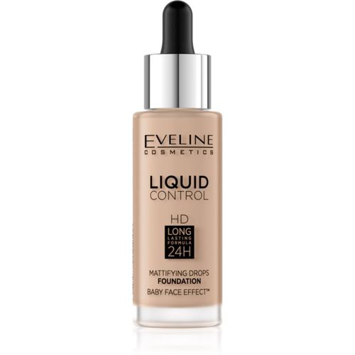 Liquid Control Flüssiges Make-Up mit einer Pipette Farbton 035 Natural Beige 32 ml - Eveline Cosmetics - Modalova