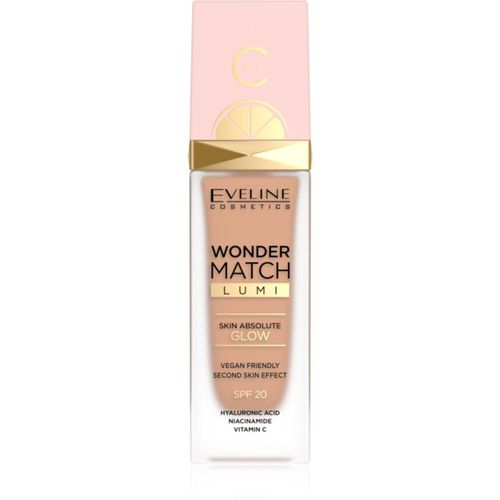 Wonder Match Lumi fondotinta idratante lisciante SPF 20 colore 25 Sand Beige 30 ml - Eveline Cosmetics - Modalova