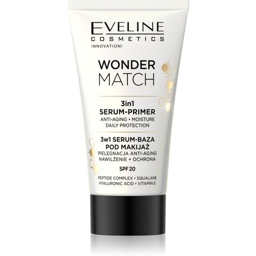 Wonder Match Make-up Primer 3in1 SPF 20 30 ml - Eveline Cosmetics - Modalova