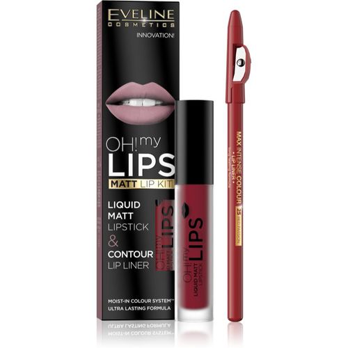 OH! my LIPS Matt kit per labbra 17 2 pz - Eveline Cosmetics - Modalova