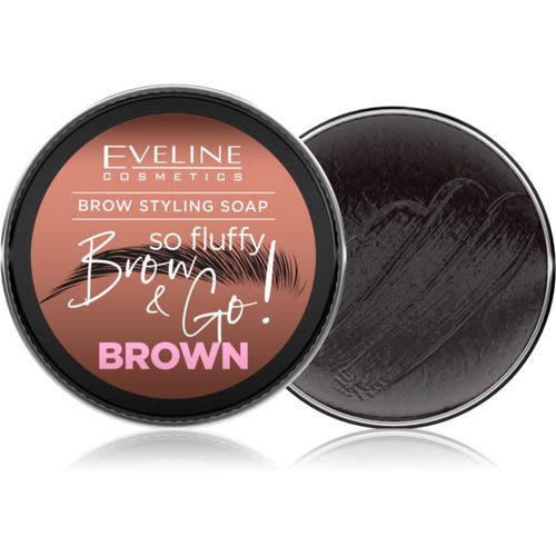 Brow & Go! jabón para el styling de las cejas de cejas tono Brown 25 g - Eveline Cosmetics - Modalova