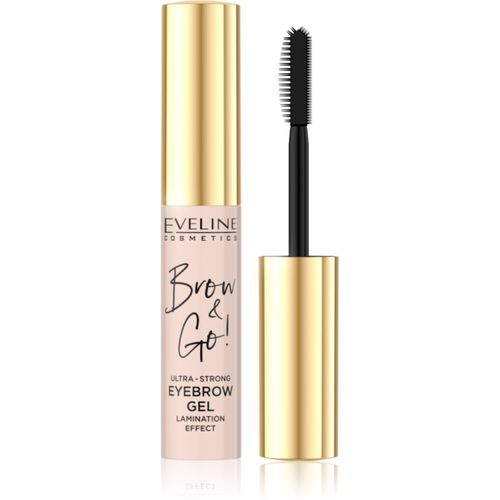 Brow & Go! gel per le sopracciglia con fissaggio extra forte 6 ml - Eveline Cosmetics - Modalova