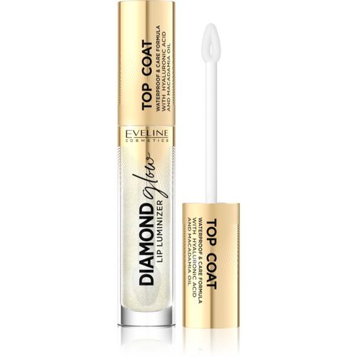 Diamond Glow Glitzer-Lipgloss mit Hyaluronsäure Farbton 12 Top Coat 4,5 ml - Eveline Cosmetics - Modalova