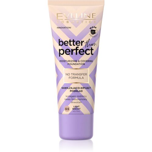 Better than Perfect base de maquillaje cubre imperfecciones con efecto humectante tono 0.5 Light Biscuit Neutral 30 ml - Eveline Cosmetics - Modalova