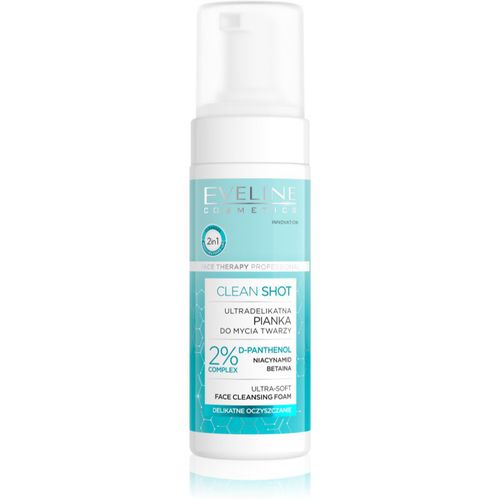 Clean Shot 2% Panthenol Complex espuma limpiadora suave con efectos calmantes 150 ml - Eveline Cosmetics - Modalova