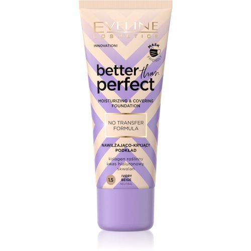 Better than Perfect base de maquillaje cubre imperfecciones con efecto humectante tono 1.5 Ivory Beige Neutral 30 ml - Eveline Cosmetics - Modalova