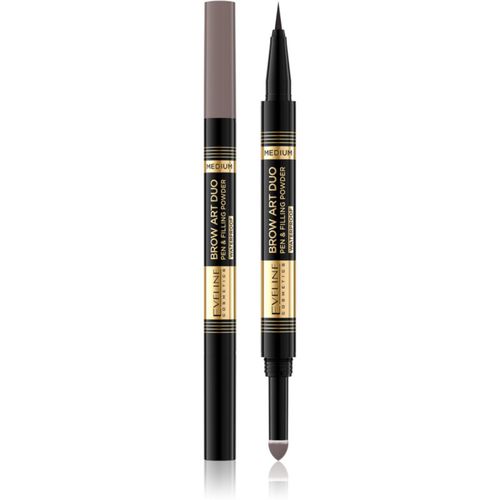 Brow Art Duo lápiz para cejas doble tono Medium 8 g - Eveline Cosmetics - Modalova