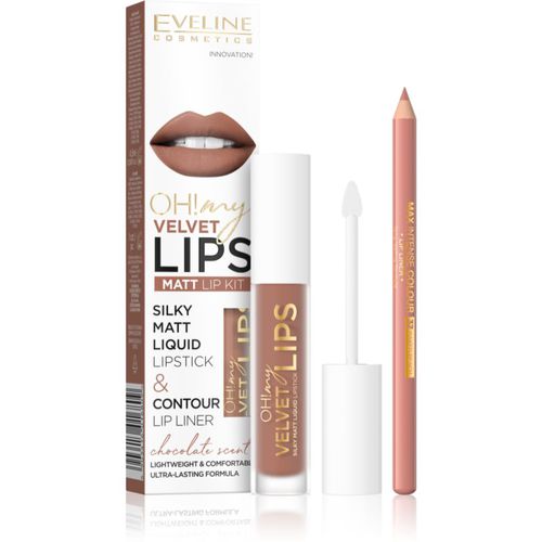OH! my LIPS Velvet Lippenset 14 Choco Truffle 1 St - Eveline Cosmetics - Modalova