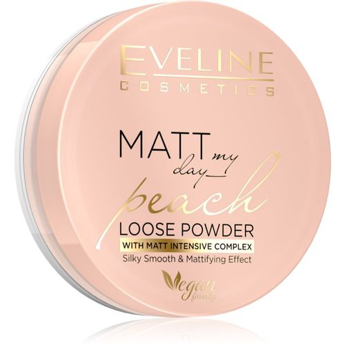 Matt My Day cipria fissante effetto opaco colore Peach 6 g - Eveline Cosmetics - Modalova