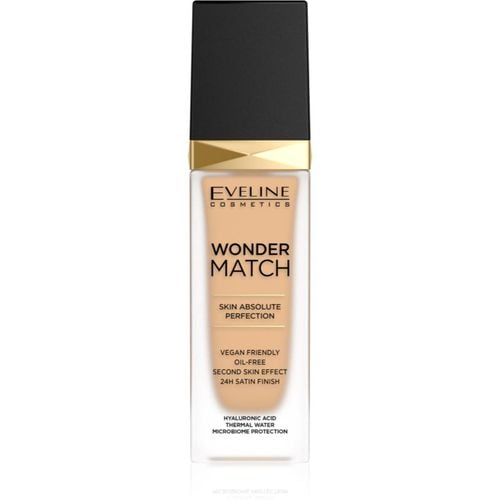 Wonder Match maquillaje fluido de larga duración con ácido hialurónico tono 20 Medium Beige 30 ml - Eveline Cosmetics - Modalova