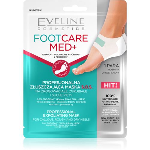 Foot Care Med mascarilla exfoliante para talones 2 ud - Eveline Cosmetics - Modalova