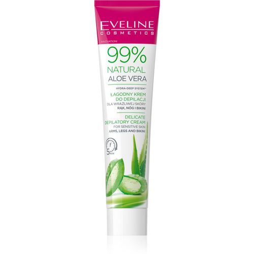 Natural Aloe Vera beruhigende Depilationscreme Bikini und Achsel Reihe 125 ml - Eveline Cosmetics - Modalova