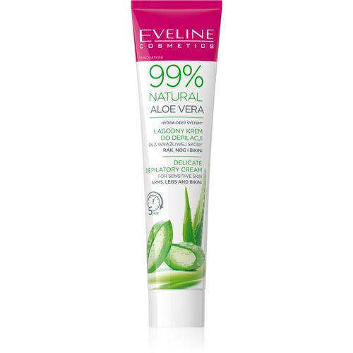 Natural Aloe Vera crema depilatoria calmante línea del bikini y las axilas 125 ml - Eveline Cosmetics - Modalova