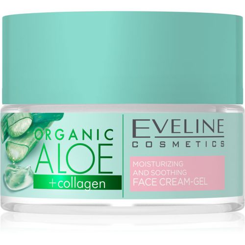 Organic Aloe+Collagen Aktive intensive Feuchtigkeitsgel-Creme mit beruhigender Wirkung 50 ml - Eveline Cosmetics - Modalova