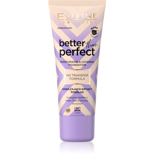 Better than Perfect base de maquillaje cubre imperfecciones con efecto humectante tono 03 Light Beige Warm 30 ml - Eveline Cosmetics - Modalova