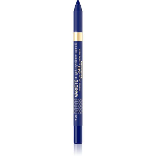 Variété matita al gel waterproof per occhi colore 03 Blue 1 pz - Eveline Cosmetics - Modalova