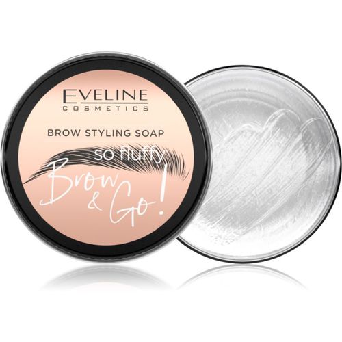 Brow & Go! Sapone per lo styling delle sopracciglia per sopracciglia colore Transparent 25 g - Eveline Cosmetics - Modalova