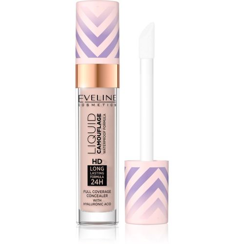 Liquid Camouflage corrector resistente al agua con ácido hialurónico tono 03 Soft Natural 7,5 ml - Eveline Cosmetics - Modalova