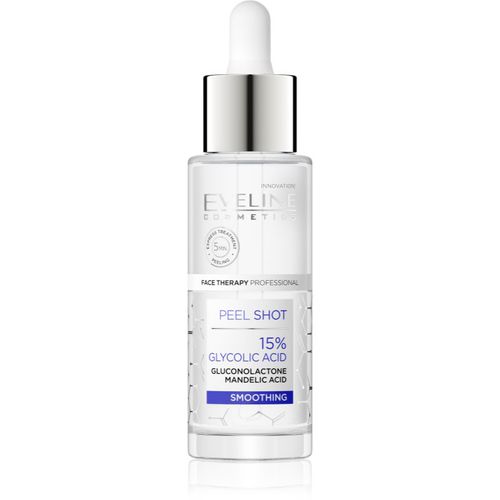 Serum Shot 15% Glycolic Acid exfoliante facial antiarrugas para unificar el tono de la piel 30 ml - Eveline Cosmetics - Modalova