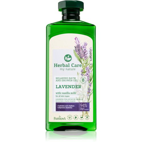 Herbal Care Lavender Dusch- und Badgel mit Lavendel 500 ml - Farmona - Modalova