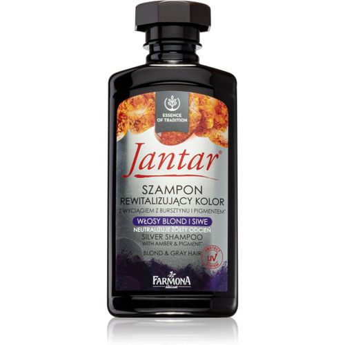 Jantar Silver champú para neutralizar el tono amarillo 330 ml - Farmona - Modalova