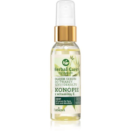 Herbal Care Hemp Öl-Serum für Gesicht, Hals und Dekolleté 50 ml - Farmona - Modalova