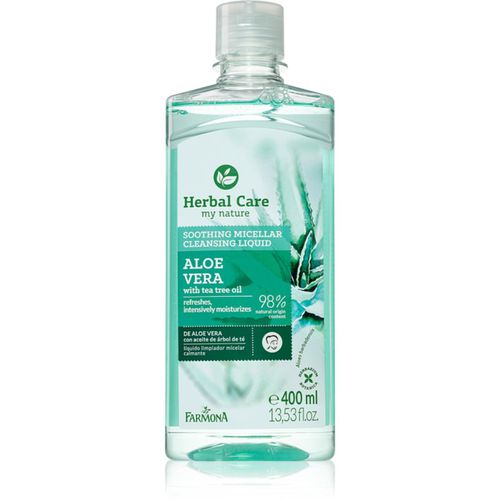 Herbal Care Aloe Vera agua micelar calmante 400 ml - Farmona - Modalova