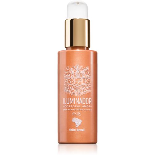 Abre Alas spray corpo per una brillantezza luminosa colore Rose Gold 115 g - feito brasil - Modalova