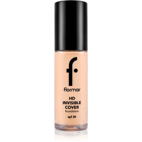 HD Invisible Cover Foundation fondotinta illuminante leggero SPF 30 colore 040 Light Ivory 30 ml - flormar - Modalova