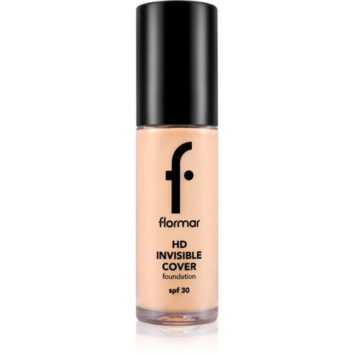 HD Invisible Cover Foundation maquillaje ligero con efecto iluminador SPF 30 tono 040 Light Ivory 30 ml - flormar - Modalova