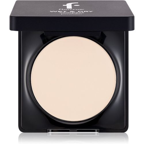 Wet & Dry Compact Powder cipria unificante compatta colore 004 Sandy Vanilla 10 g - flormar - Modalova