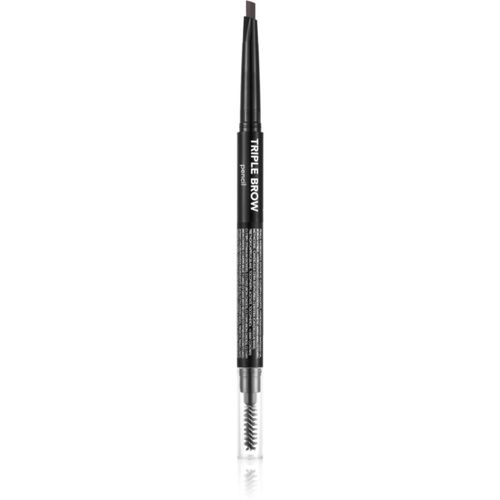 Triple Brow Pencil lápiz para cejas 3 en 1 tono 001 Brunette 0.75 g - flormar - Modalova