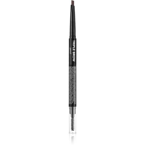 Triple Brow Pencil lápiz para cejas 3 en 1 tono 002 Auburn 0.75 g - flormar - Modalova