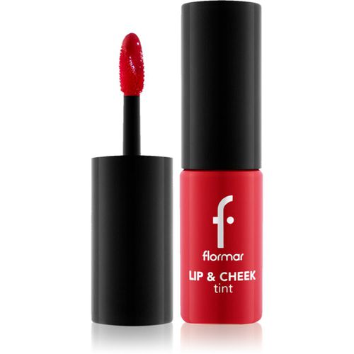 Lip & Cheek Tint blush liquido per labbra e guance colore 001 Scarlet Ruby 6.7 ml - flormar - Modalova