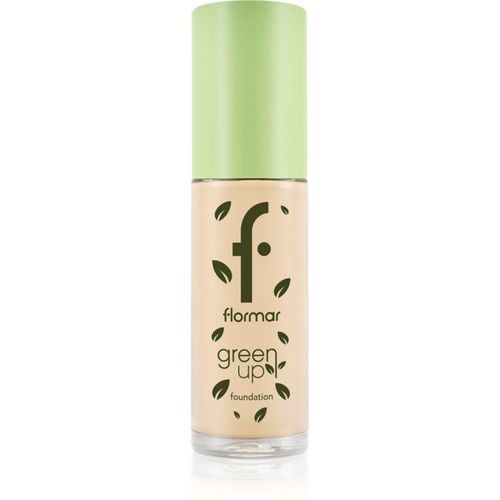 Green Up Foundation maquillaje matificante tono 010 Pure Beige 30 ml - flormar - Modalova