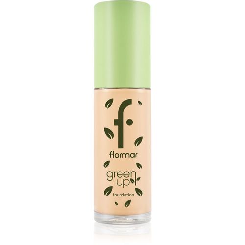 Green Up Foundation maquillaje matificante tono 020 Soft Ivory 30 ml - flormar - Modalova