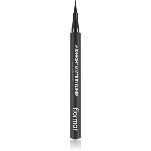 Midnight Matte Eyeliner eyeliner in pennarello effetto opaco colore 01 Black 1,2 ml - flormar - Modalova