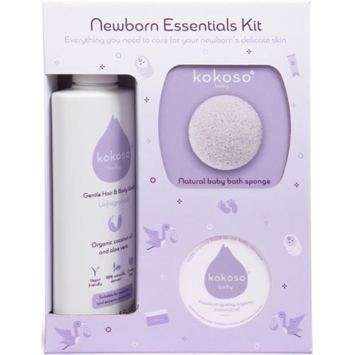 Newborn Essentials Kit lote de regalo para bebé lactante - Kokoso Baby - Modalova