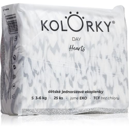 Day Hearts Einweg-Ökowindeln Größe S 3-6 Kg 25 St - Kolorky - Modalova