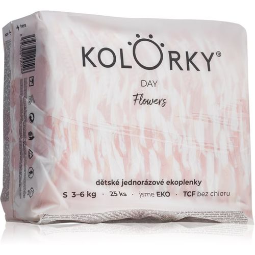 Day Flowers pañales desechables ecológicos talla S 3-6 Kg 25 ud - Kolorky - Modalova