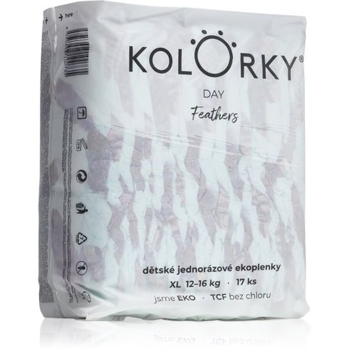 Day Feathers Einweg-Ökowindeln Größe XL 12-16 Kg 17 St - Kolorky - Modalova