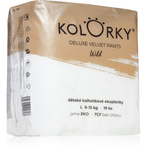 Deluxe Velvet Pants Wild pañales-braguita desechables talla L 8-13 Kg 19 ud - Kolorky - Modalova