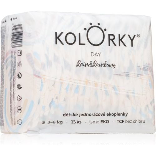 Day Rain&Rainbow pañales desechables ecológicos talla S 3-6 Kg 25 ud - Kolorky - Modalova