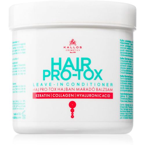 Hair Pro-Tox acondicionador sin aclarado para cabello seco y dañado 250 ml - Kallos - Modalova