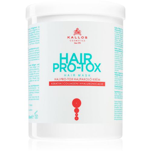 Hair Pro-Tox Maske für schwaches und beschädigtes Haar mit Koskosnussöl, Hyaluronsäure und Kollagen 1000 ml - Kallos - Modalova