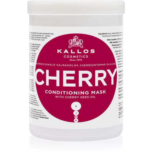 KJMN Professional Cherry Hydratisierende Maske für beschädigtes Haar 1000 ml - Kallos - Modalova