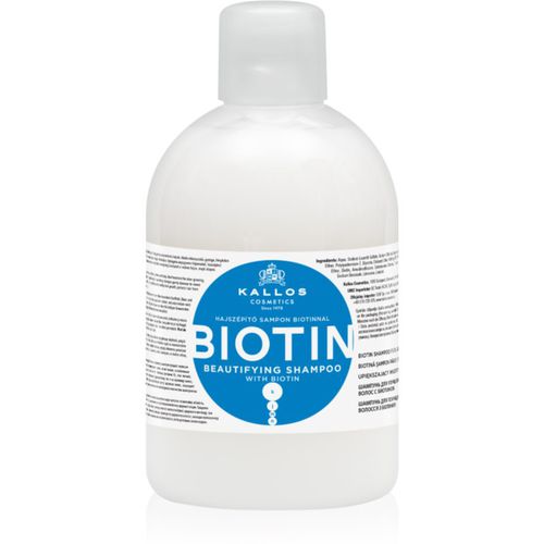 KJMN Professional Biotin champú para el cabello fino, frágil y debilitado 1000 ml - Kallos - Modalova