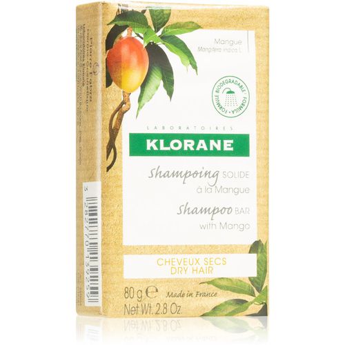 Mango Barra de champú para aportar brillo y nutrición 80 g - Klorane - Modalova