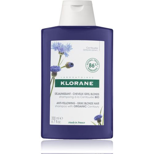 Cornflower Organic champú neutralizante para tonos amarillos 200 ml - Klorane - Modalova