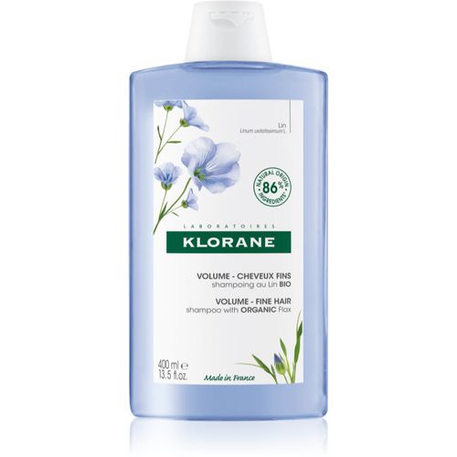 Flax Fiber Bio champú para cabello fino y lacio 400 ml - Klorane - Modalova